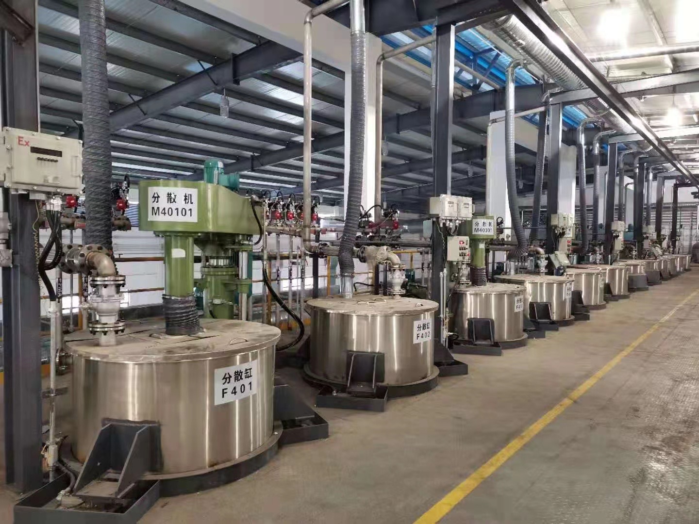 廣東中山印刷油墨客戶訂購75kw平臺式分散機現場(圖2)